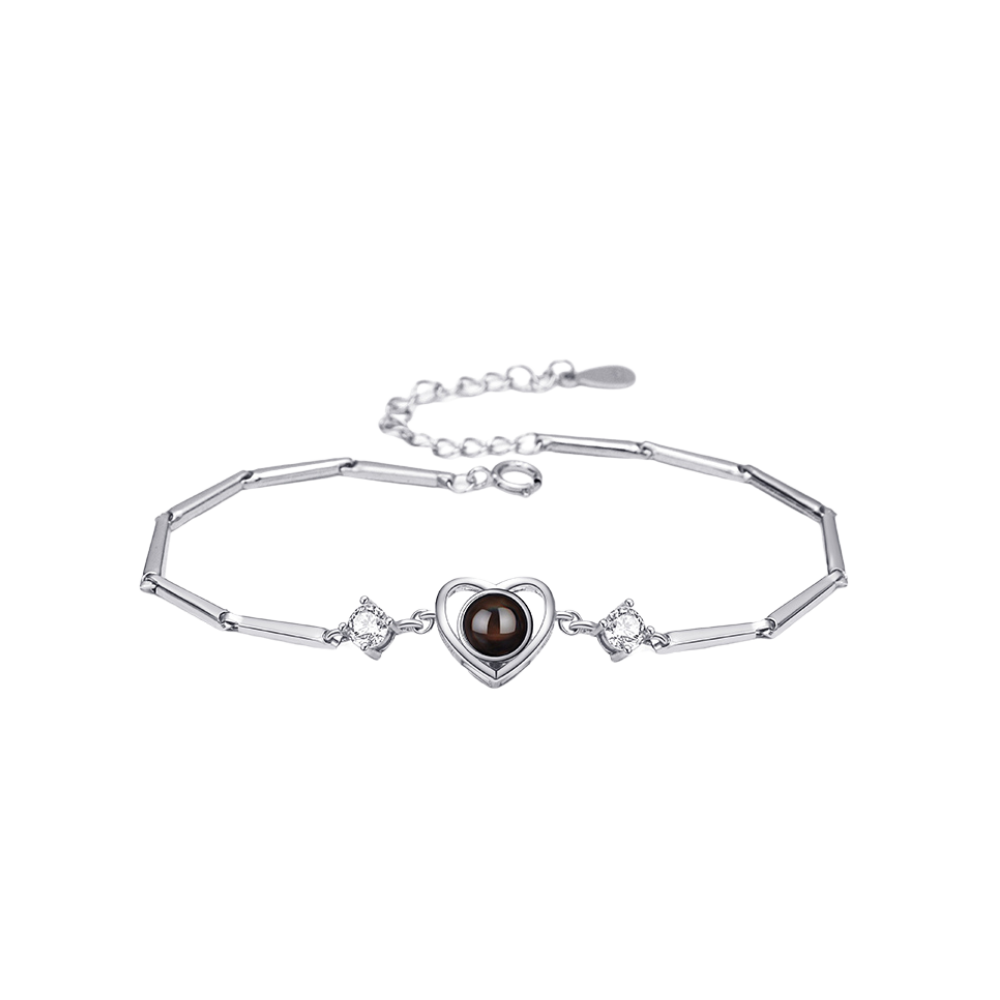 Infinite Heart Link Bracelet