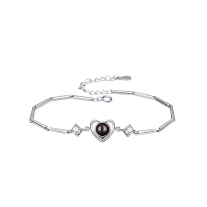 Infinite Heart Link Bracelet