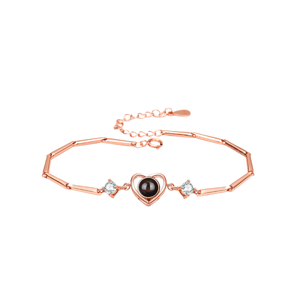 Infinite Heart Link Bracelet