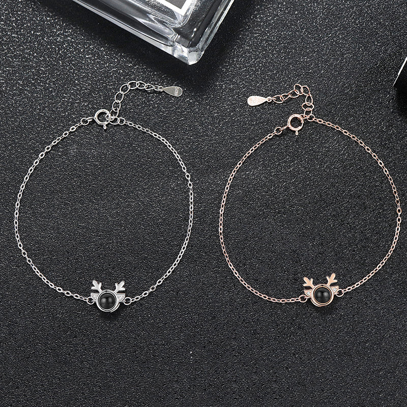 Infinite Deer Glitter Bracelet