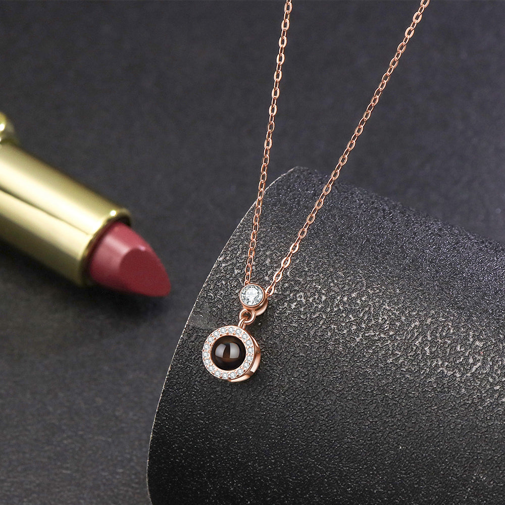 Infinite Round Diamond Necklace