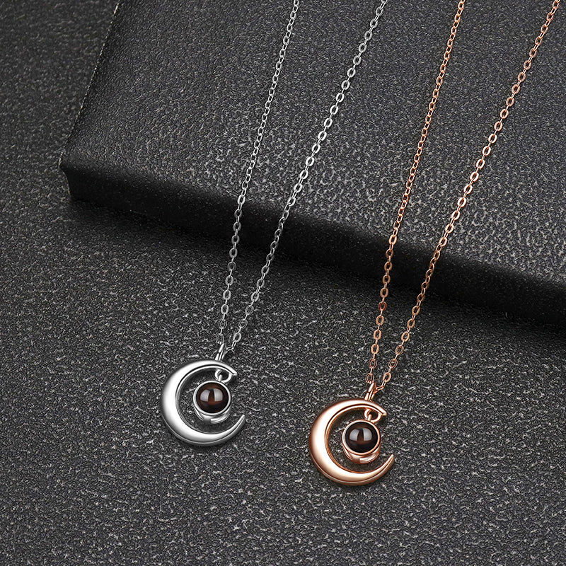 Infinite Moon Whisper Necklace