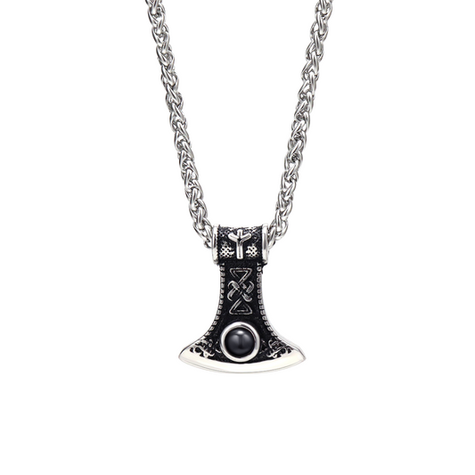 Infinite Retro Axe Necklace