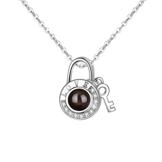 Infinite Love Lock & Key Necklace