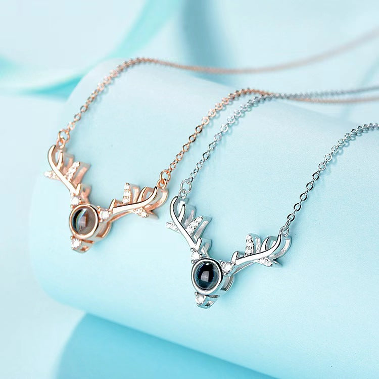 Infinite Deer Necklace